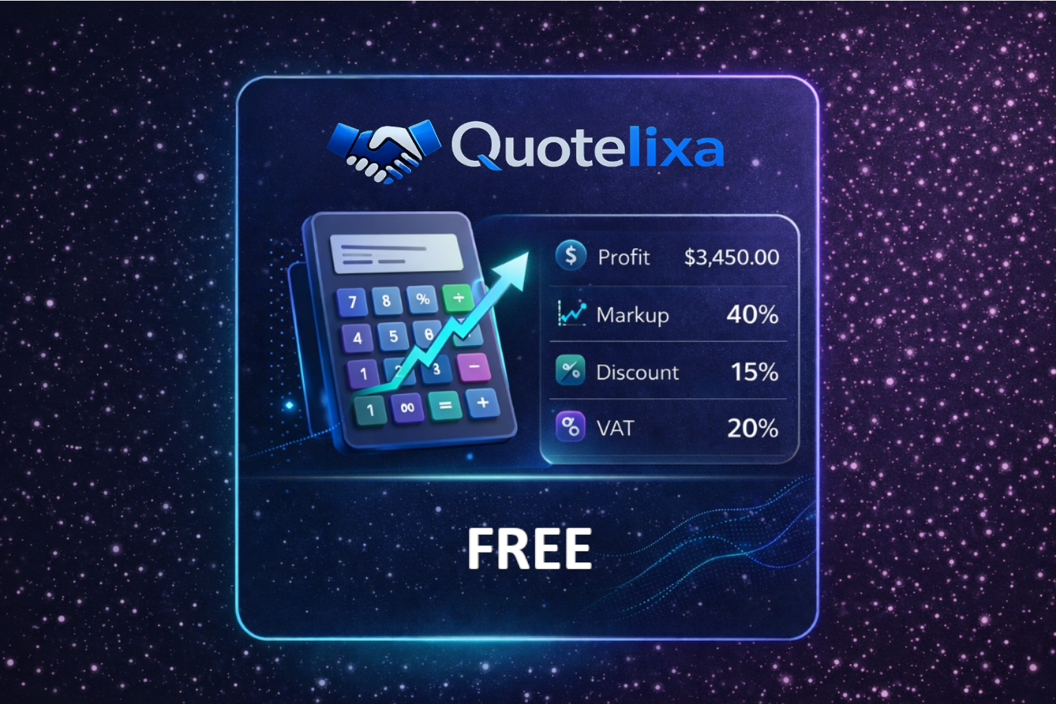 Quotelixa Free plan visual